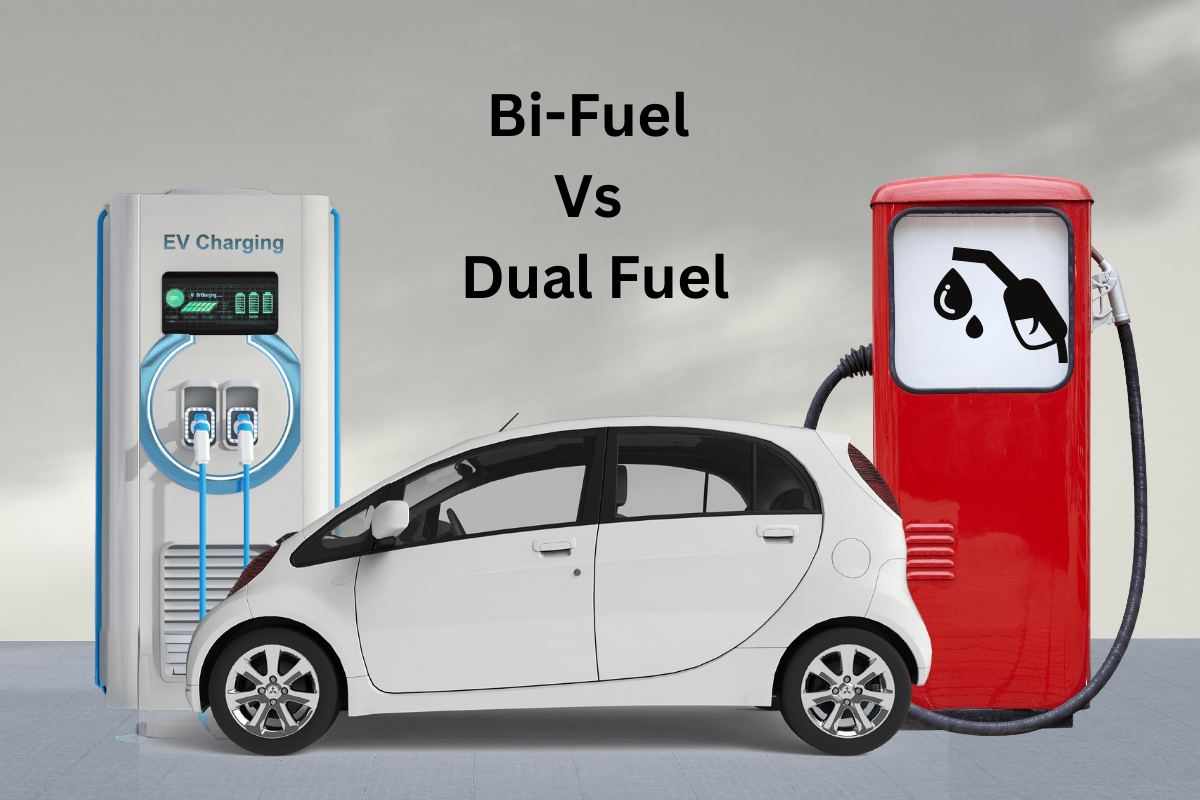 Photo of a dual-fuel car